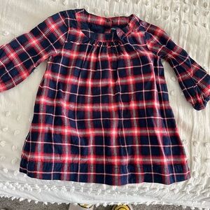 Darling flannel plaid Gap dress